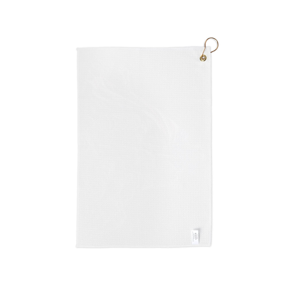 Patriotic Soldier and American Flag Golf Towel