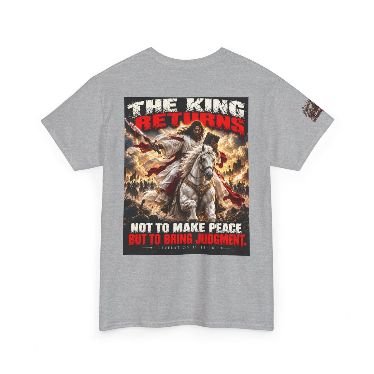 The King Returns Judgment Graphic Tee