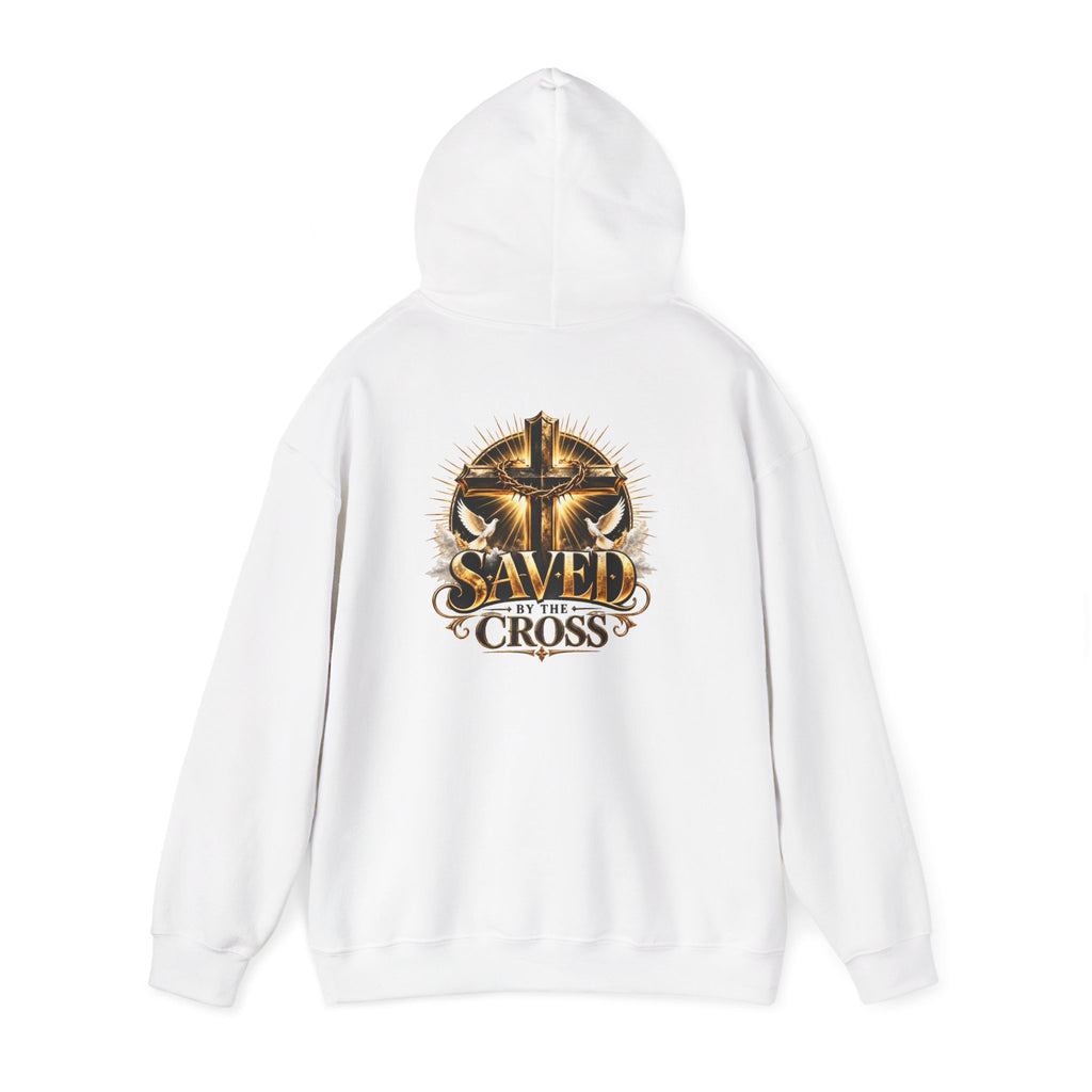 Faith Over Fear Christian Hoodie – Faithful Savior Cross Design