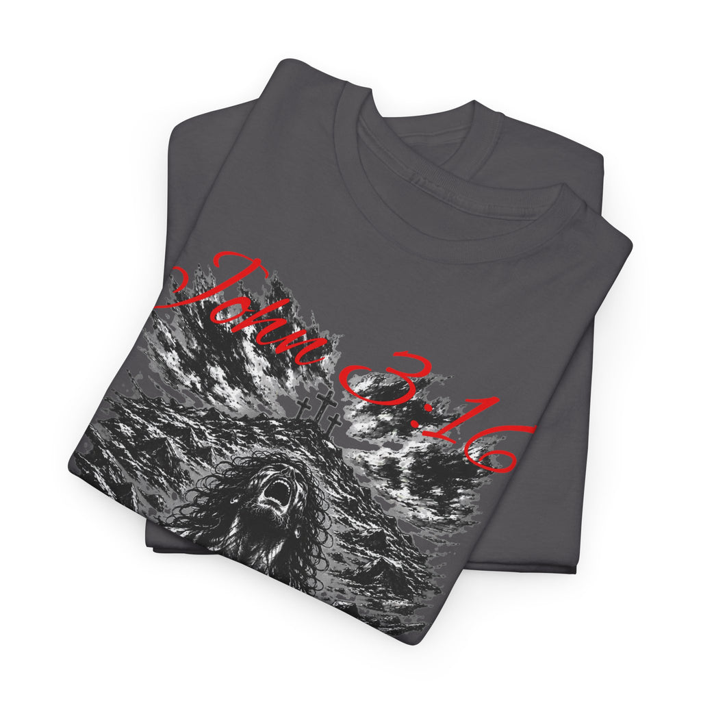 John 3:16 Jesus Christian Graphic T-Shirt