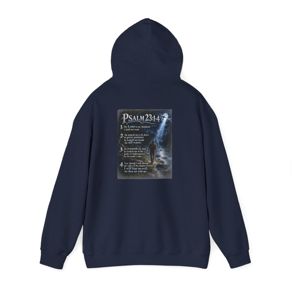 Psalm 23:1–4 Moonlit Scripture Hoodie