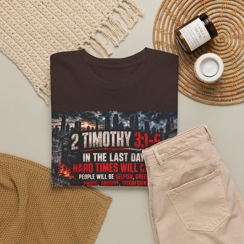 2 Timothy 3:1-5 Christian Faith T-Shirt