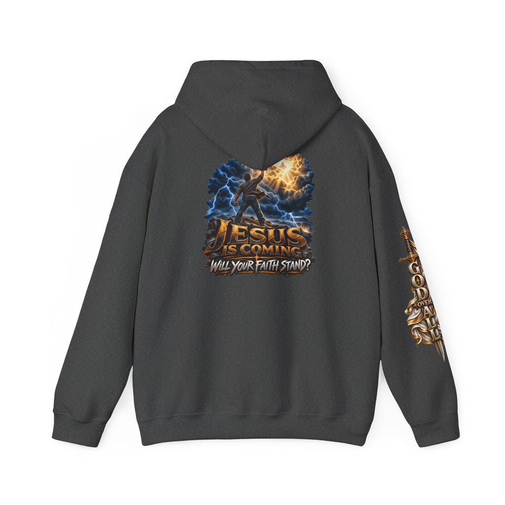 Jesus Is Coming Hoodie — Faith Revival Graphic Pullover