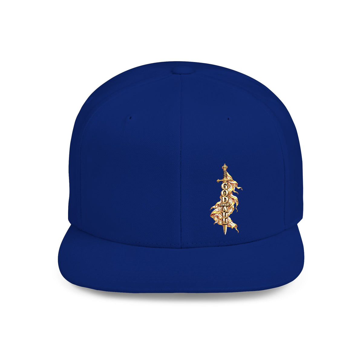 Gold Floral Snapback Hat