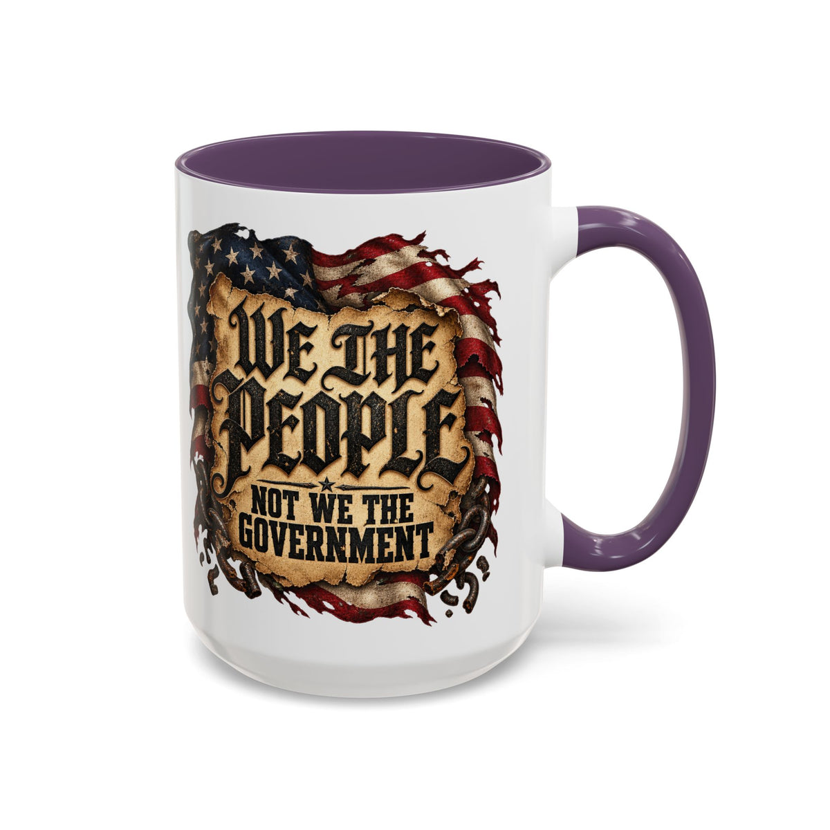 We the People Not We the Government Patriotic Coffee Mug
