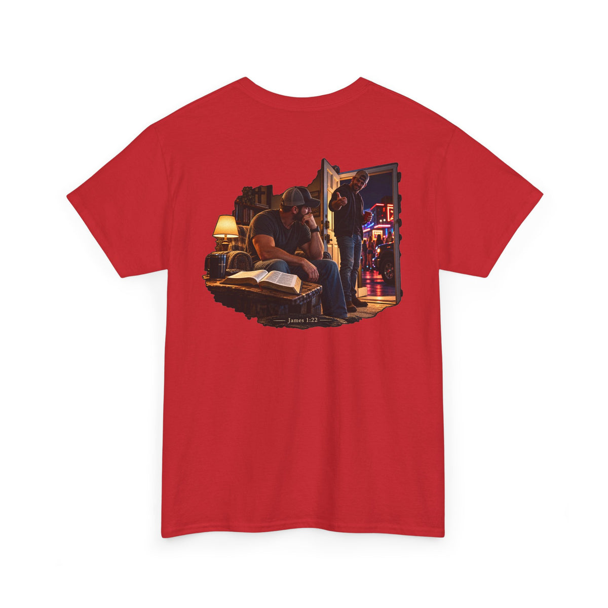 Faith at the Crossroads Christian Graphic T-Shirt