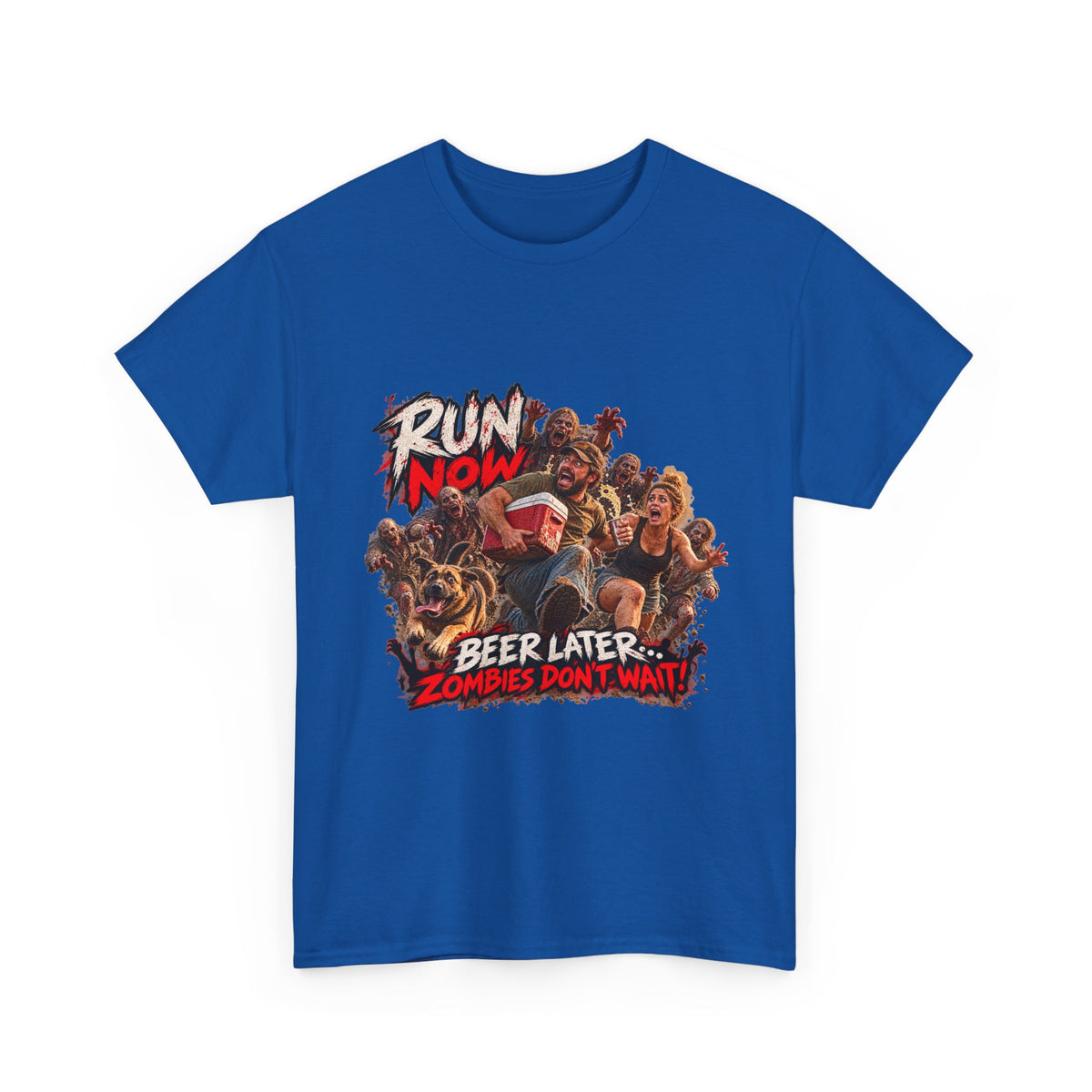 Run Now, Beer Later Zombie Run T-Shirt