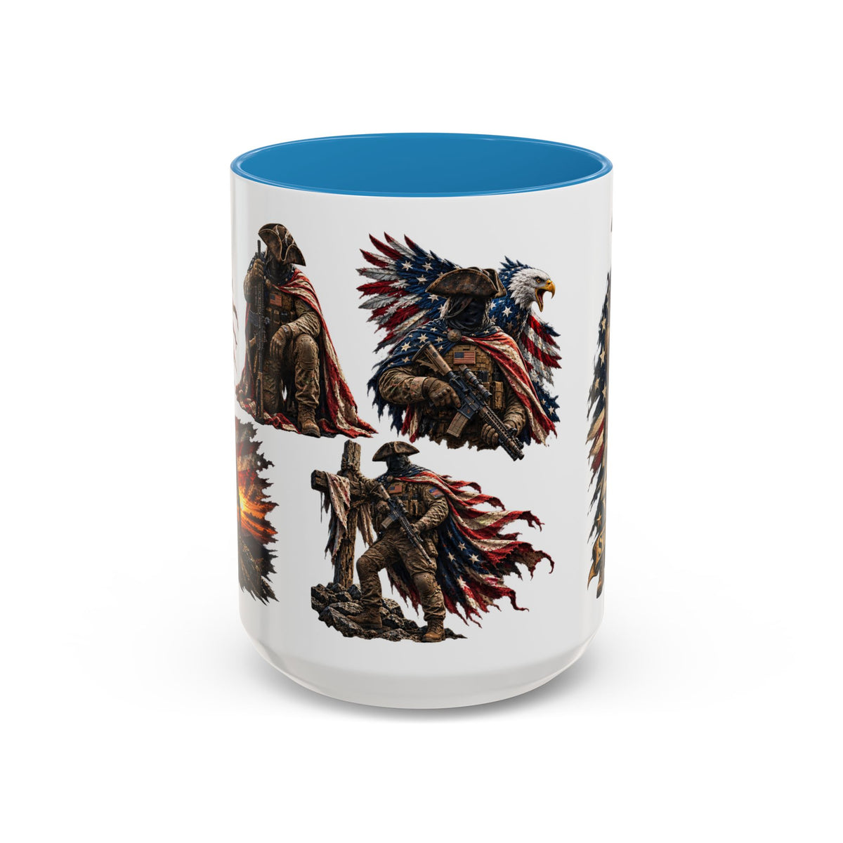 Patriotic Western Warrior Coffee Mug