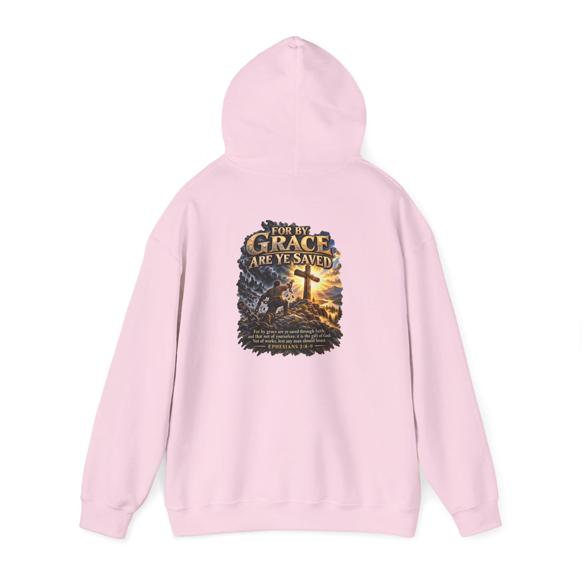 Saved by Grace — Ephesians 2:8–9 Christian Hoodie