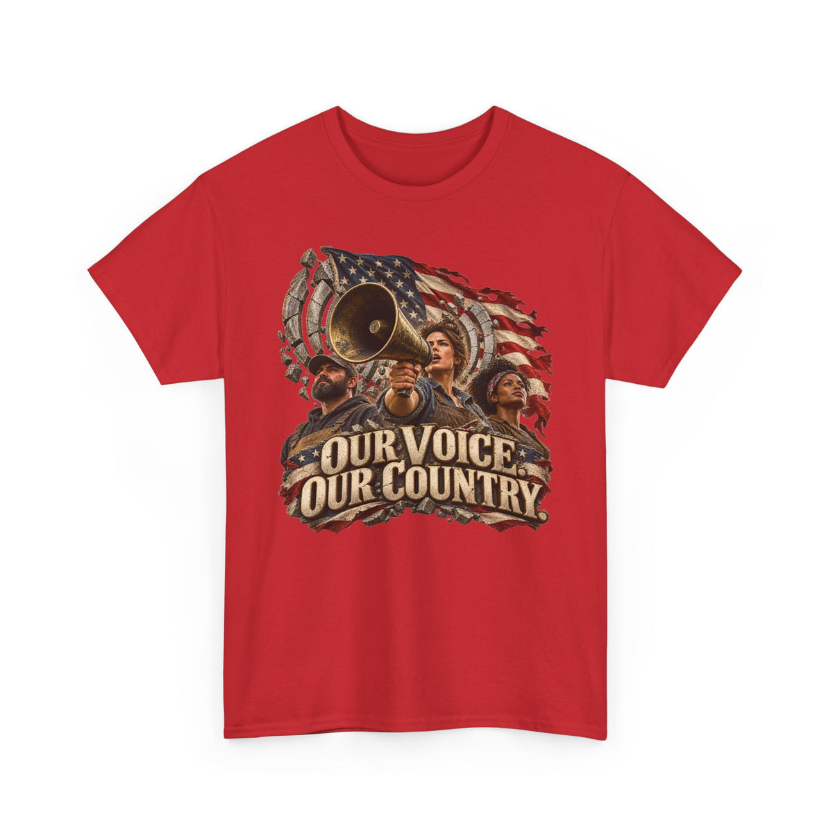 Our Voice Our Country Patriotic T-Shirt
