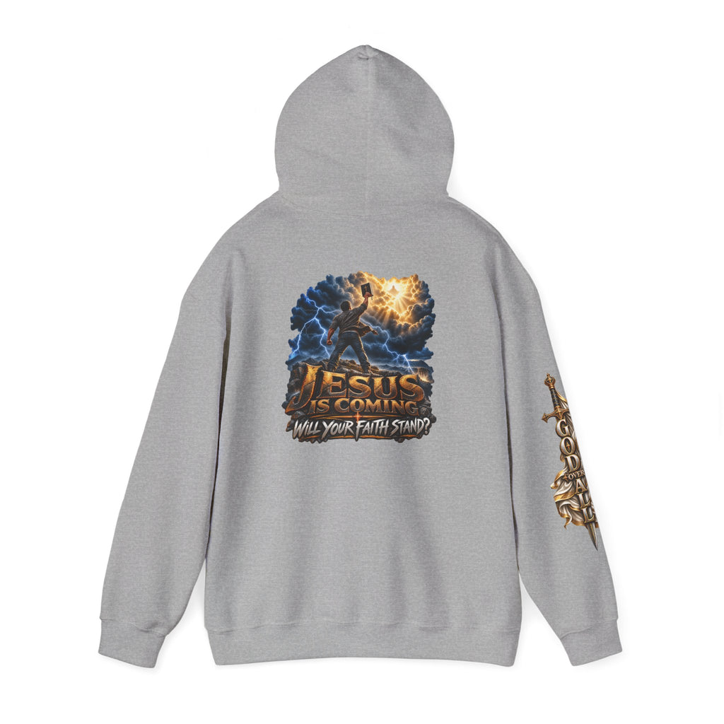 Jesus Is Coming Hoodie — Faith Revival Graphic Pullover