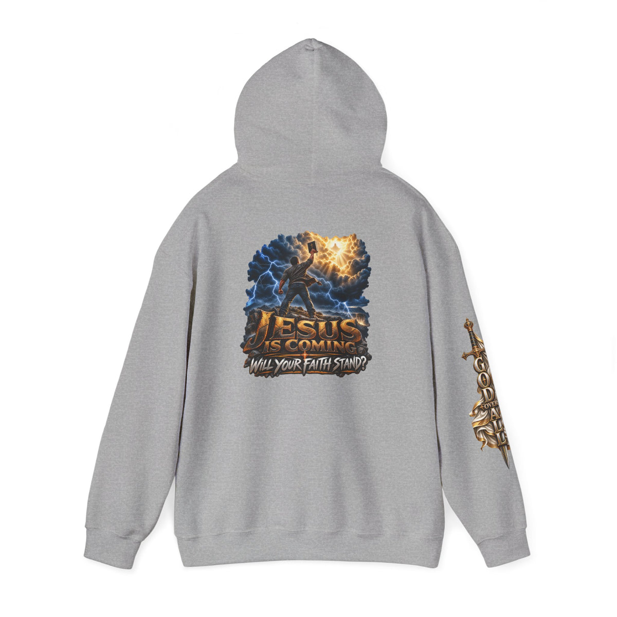 Jesus Is Coming Hoodie — Faith Revival Graphic Pullover