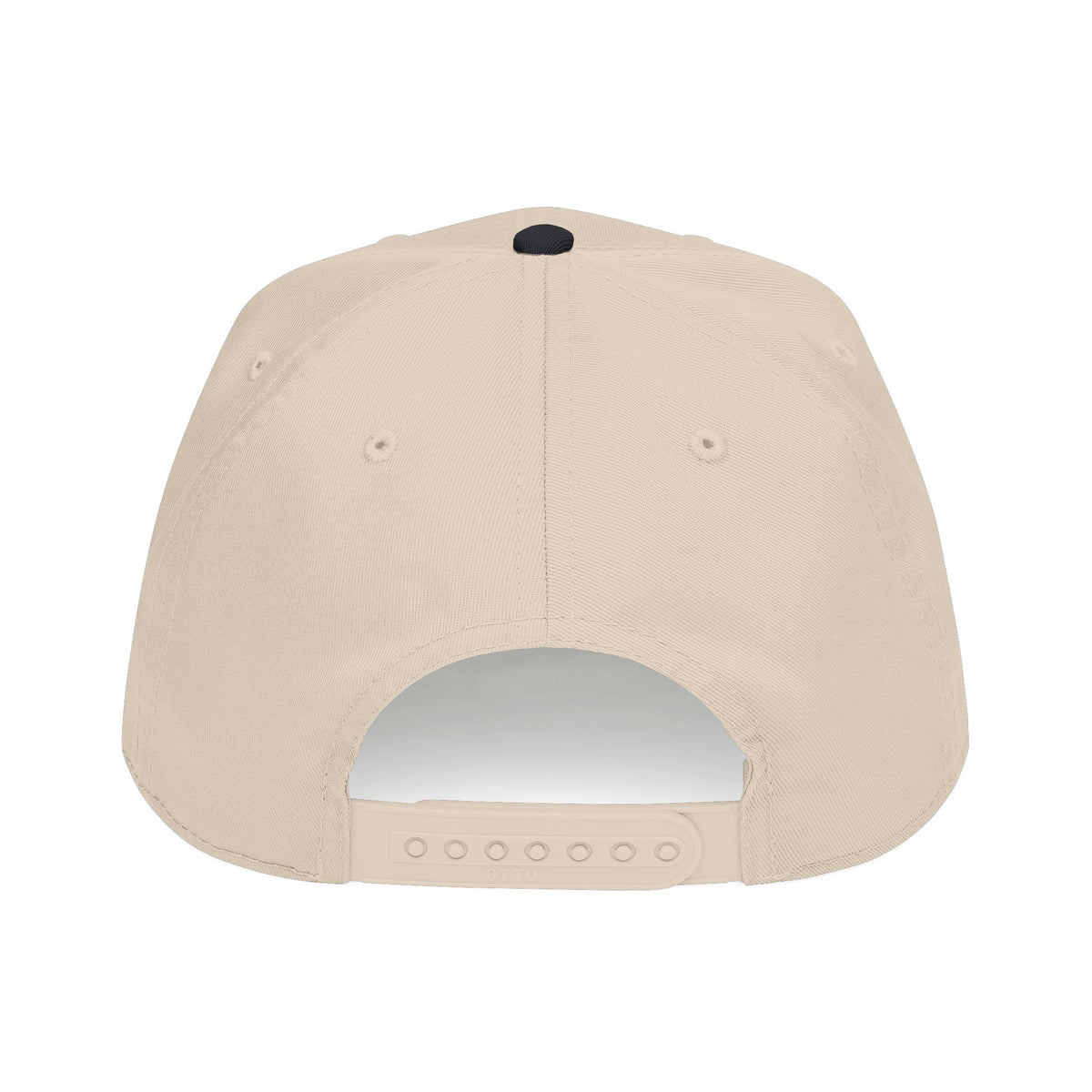 Devil Quote Baseball Cap — Graphic Mid-Profile Hat with Distressed Red Text