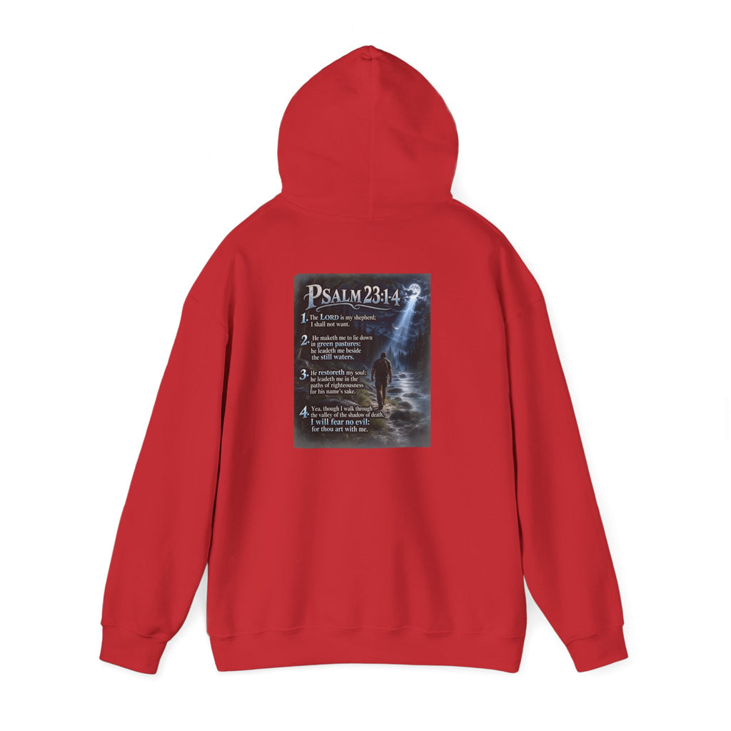 Psalm 23:1–4 Moonlit Scripture Hoodie