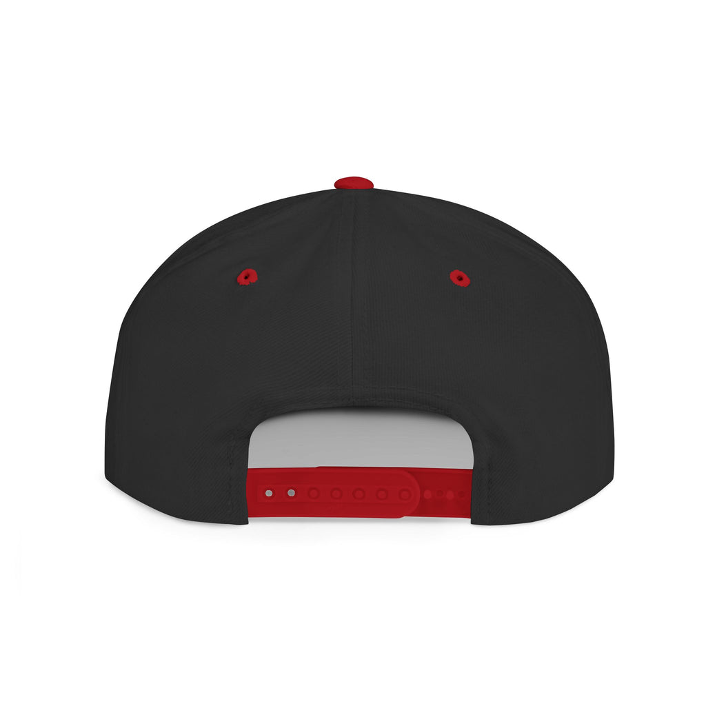 Gold Glitter Cross Flat Bill Snapback Hat