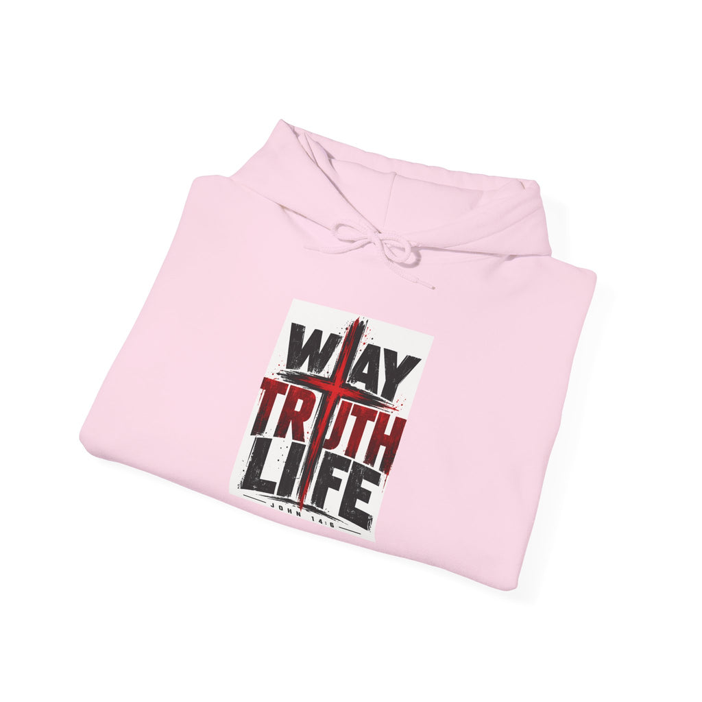 Christian Hoodie - "Way Truth Life" & "Army of God" Graphic Pullover