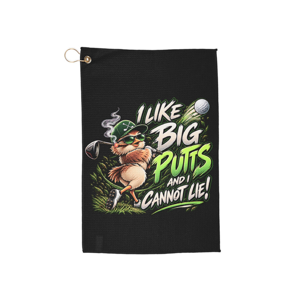 I Like Big Putts Golf Towel – Funny Golfer Gift