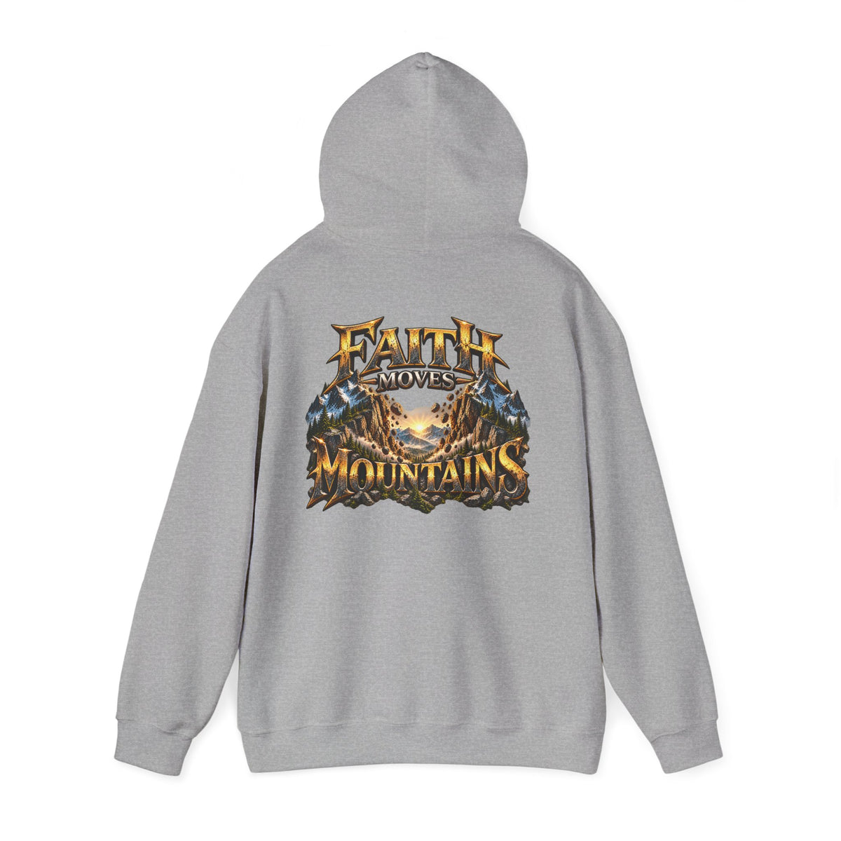 Faith Moves Mountains No Fear Hoodie