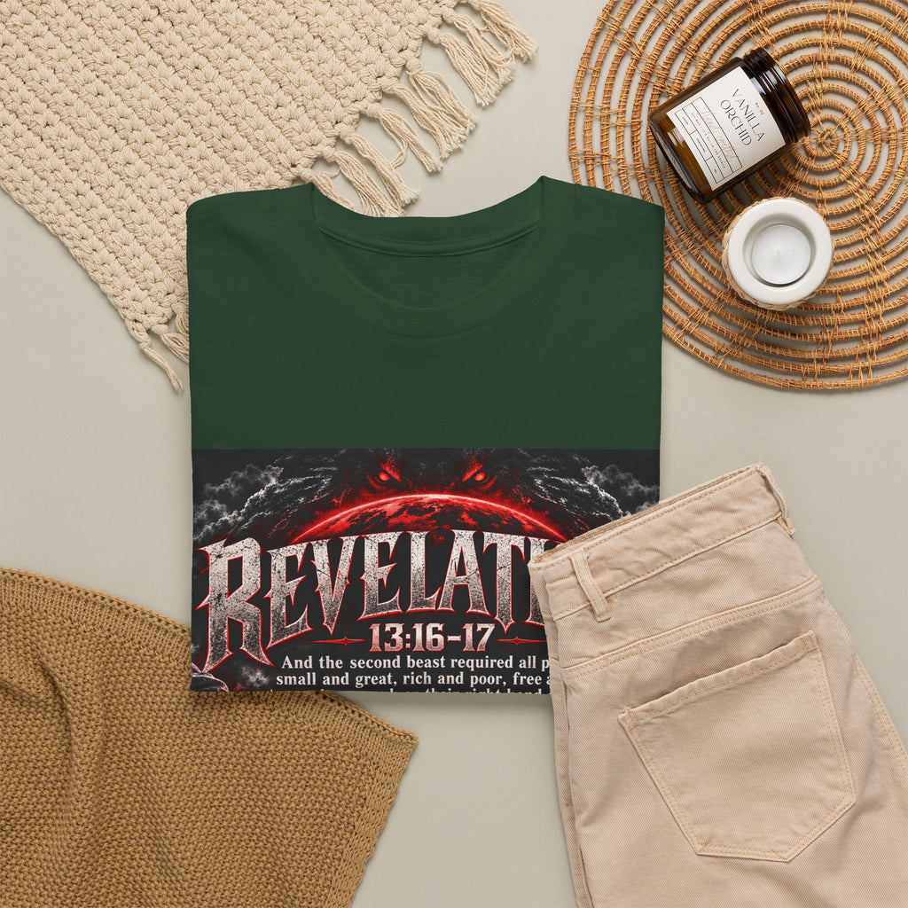 Revelation 13:16-17 Christian Apocalypse Graphic T-Shirt