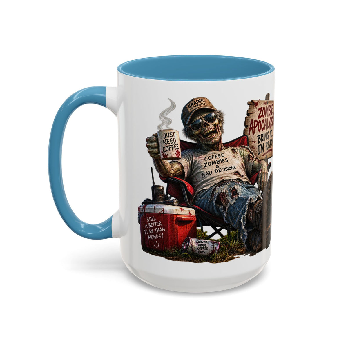 Zombie Apocalypse Survival Checklist Coffee Mug