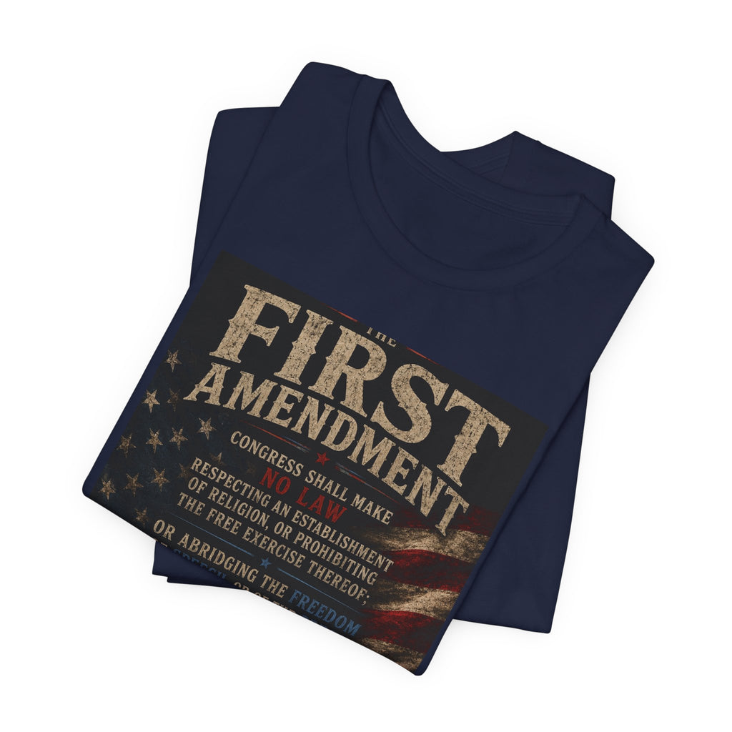 First Amendment Text Tee | Patriotic Constitution Shirt