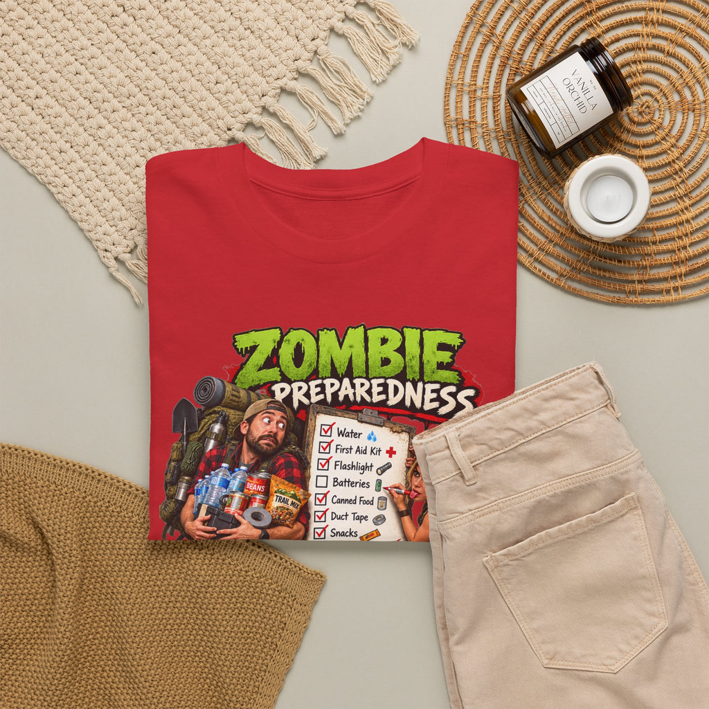 Zombie Preparedness Tee – Survival Humor Shirt