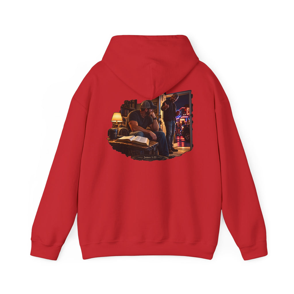 Faith at the Crossroads Christian Graphic Hoodie