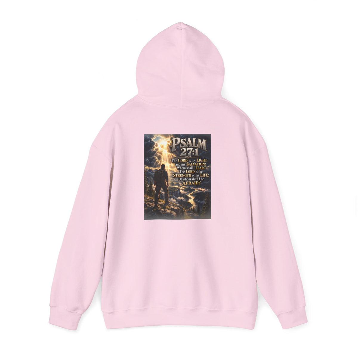 Psalm 27:1 The Lord Is My Light Christian Hoodie