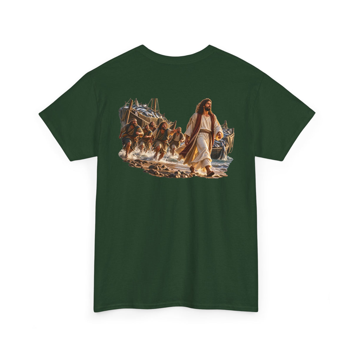 Christian Jesus with Disciples Graphic T-Shirt