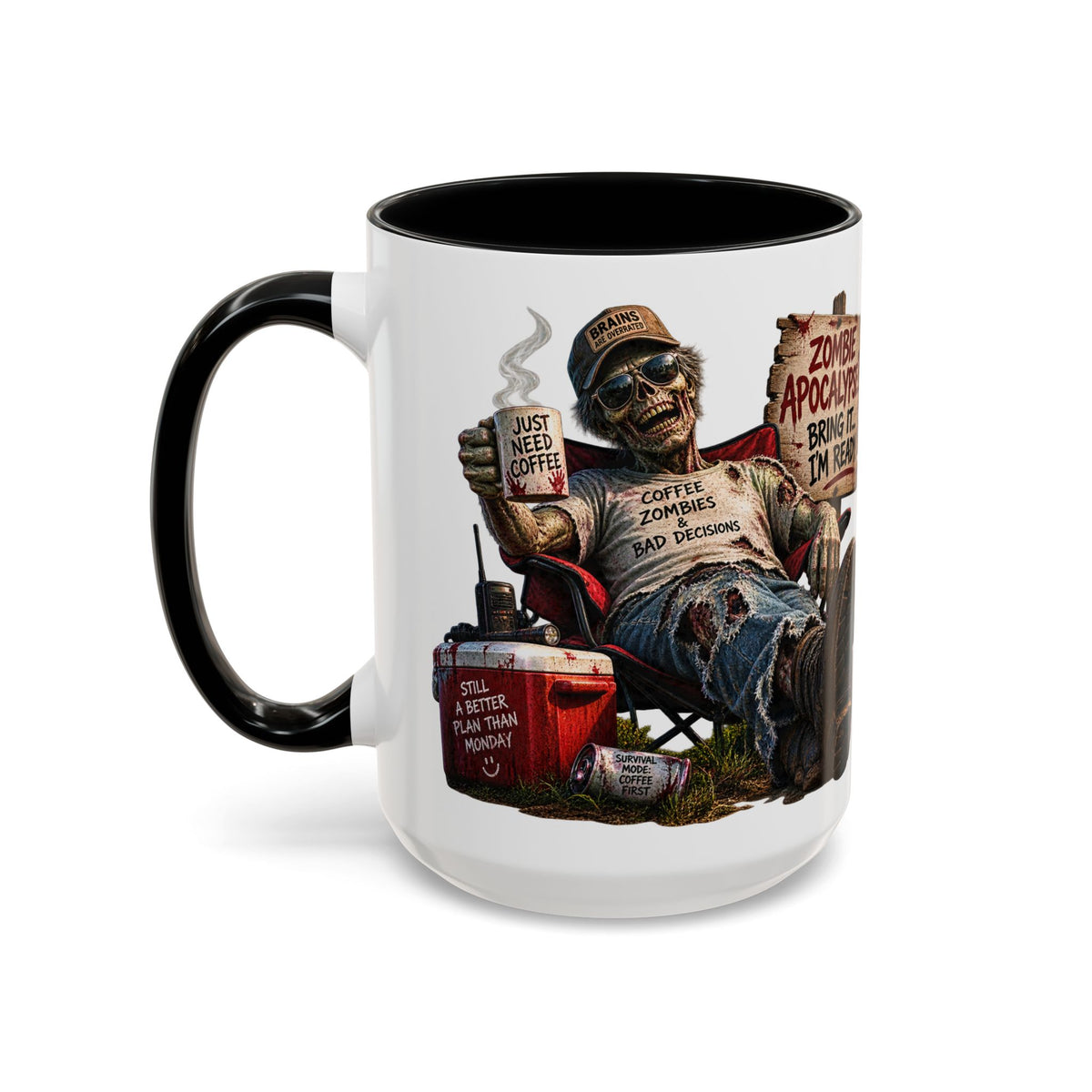 Zombie Apocalypse Survival Checklist Coffee Mug