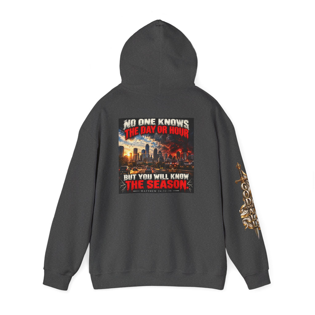 Apocalyptic Hoodie - "One God, One Salvation" Graphic Pullover