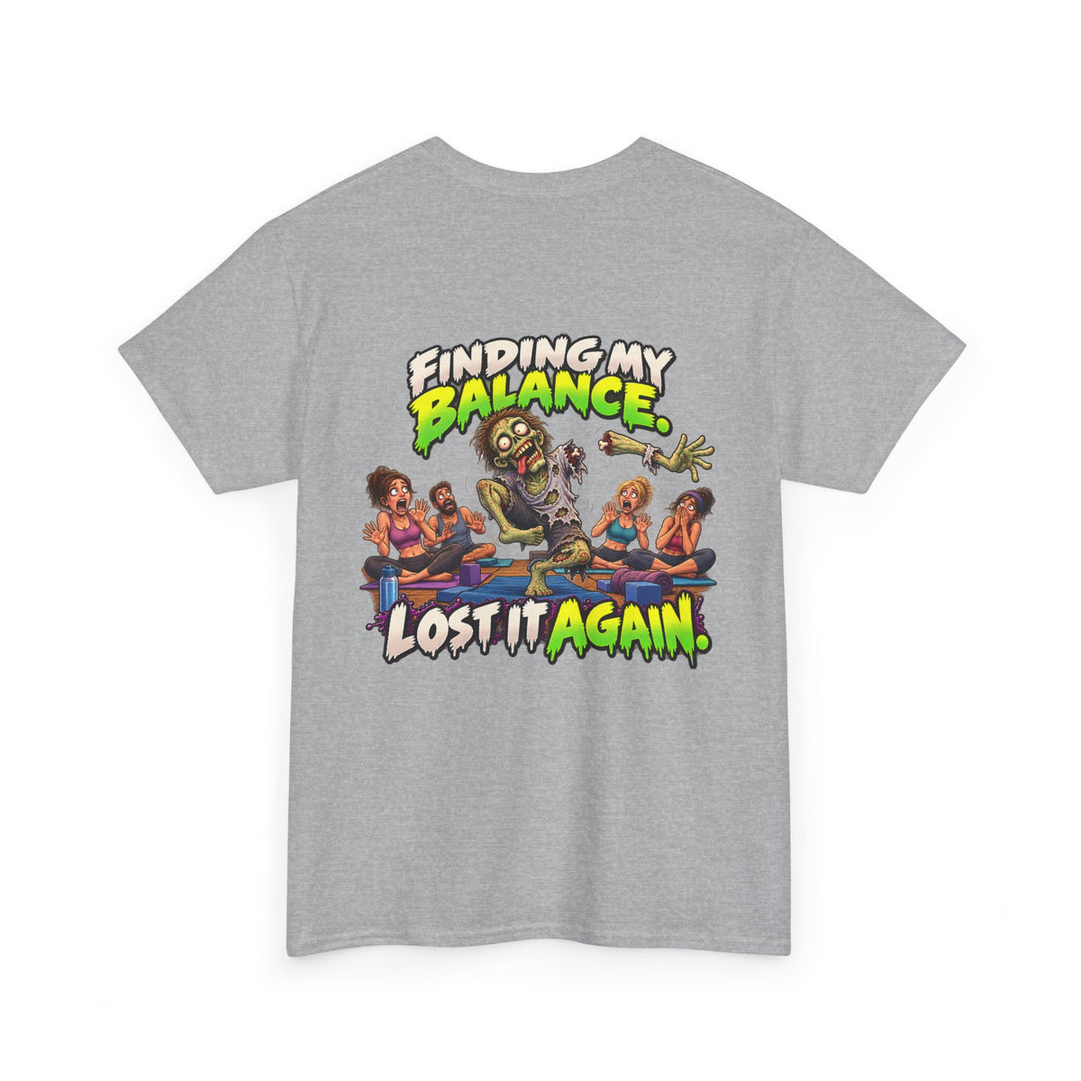 Finding My Balance — Lost It Again Zombie T-Shirt