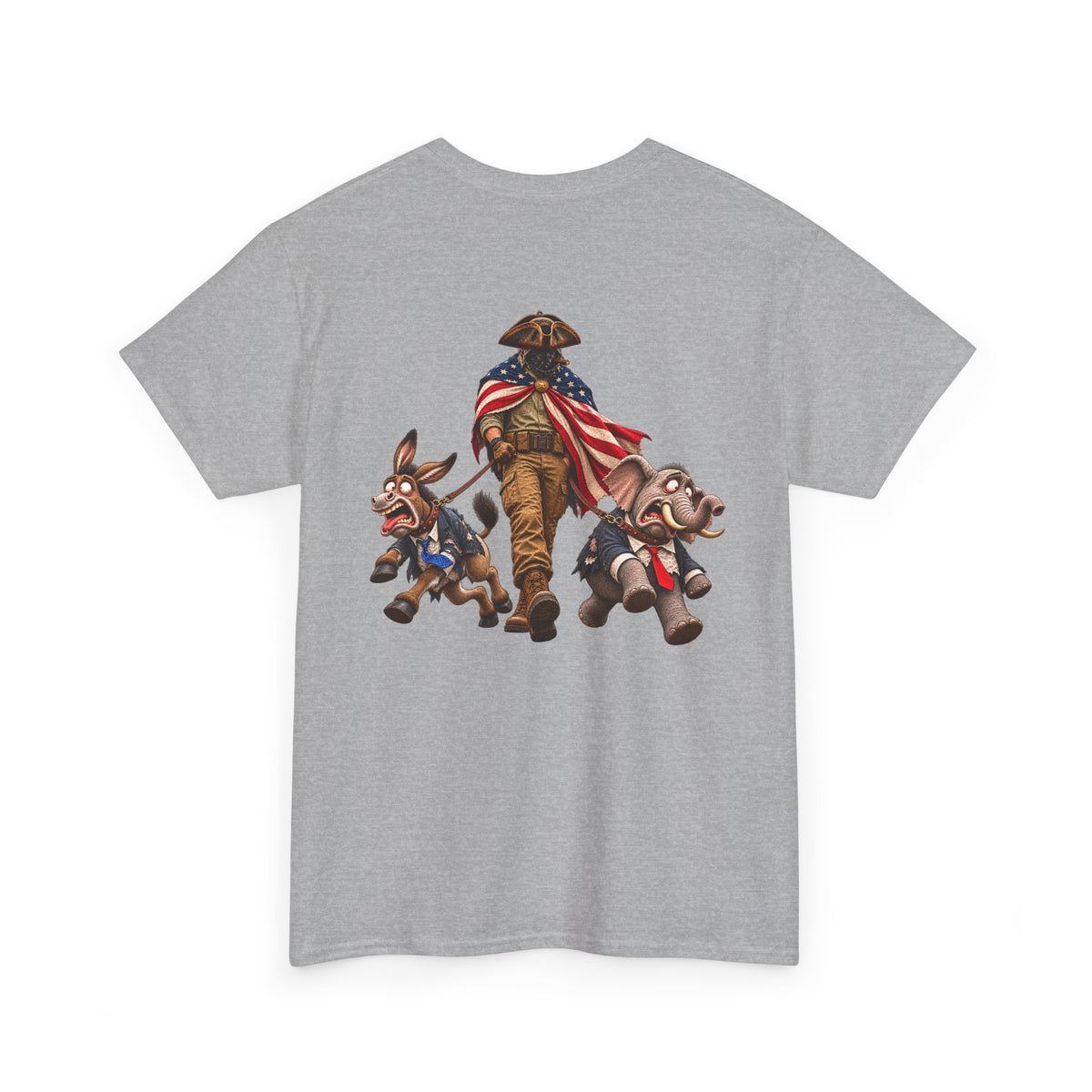 We the People Are Done — Patriot with Donkey and Elephant T-Shirt