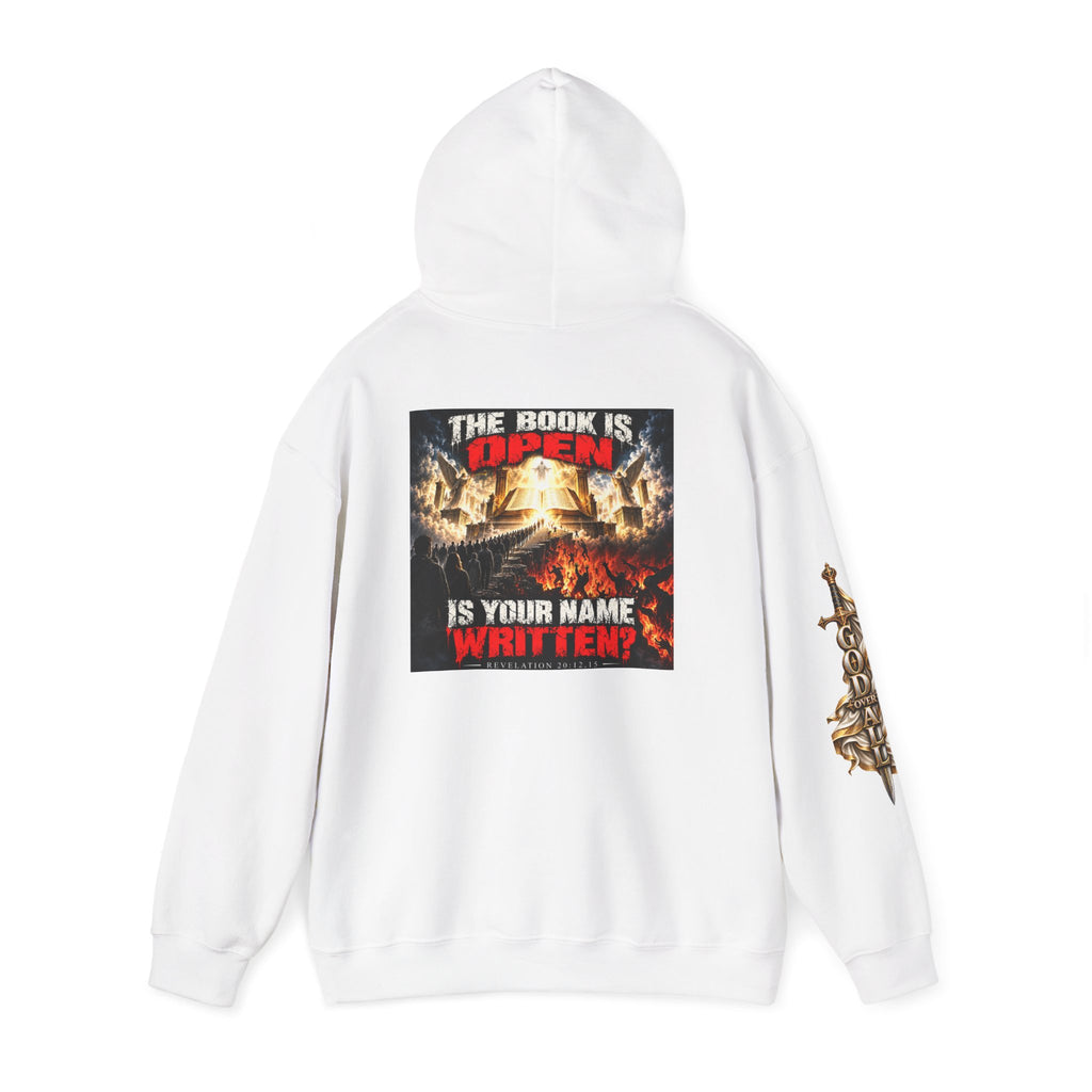 Christian Metal Hoodie - "One God, One Salvation" Graphic Pullover