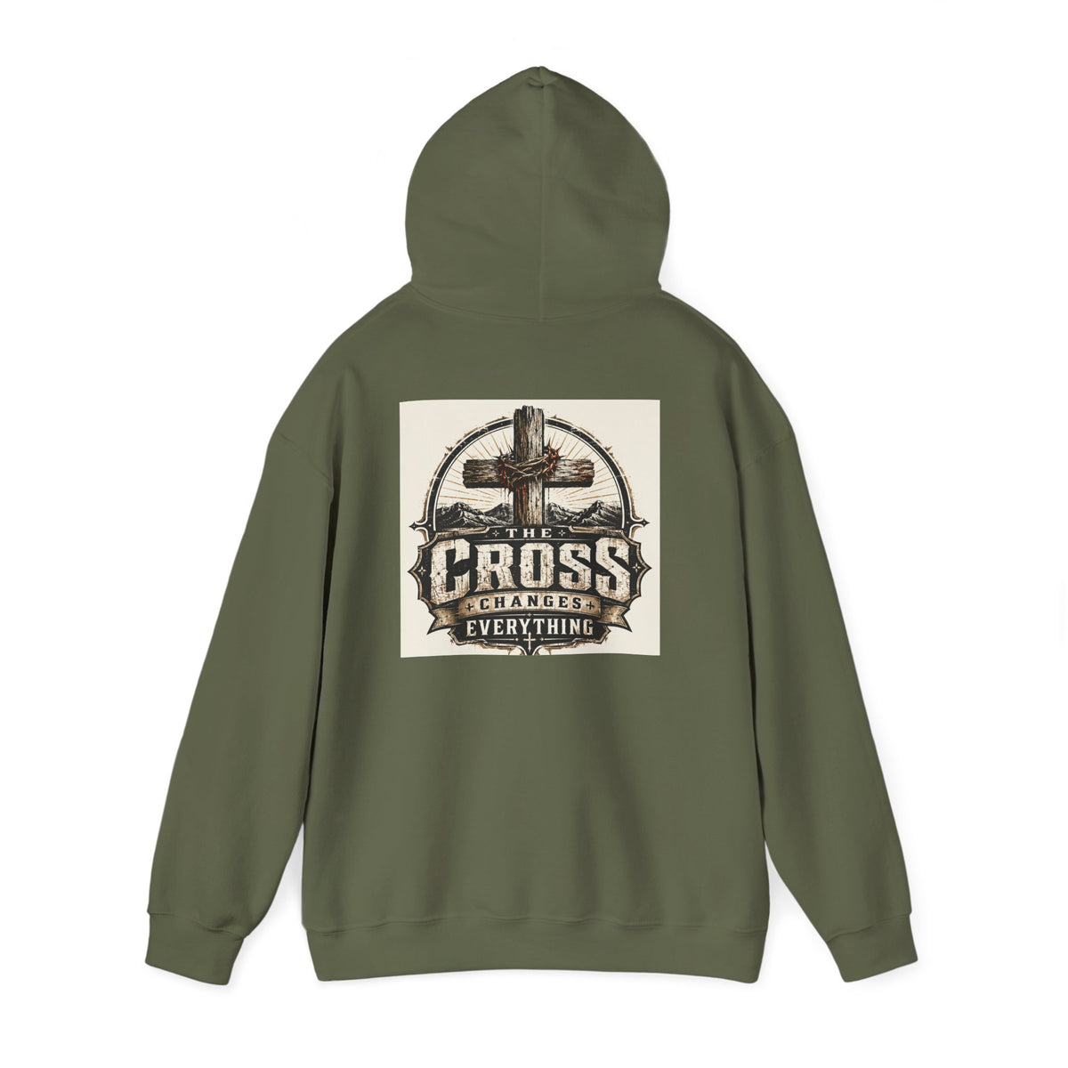 Christian In Progress Hoodie | Cross Changes Everything Christian Hoodie