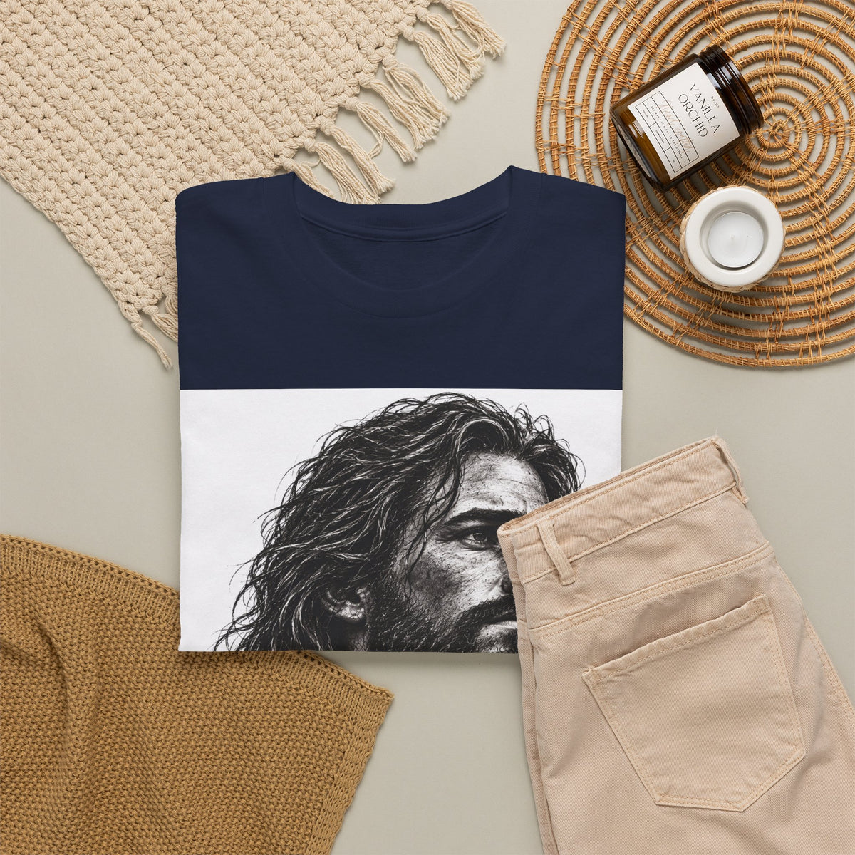 Jesus Portrait T-Shirt – Christian Faith Shirt