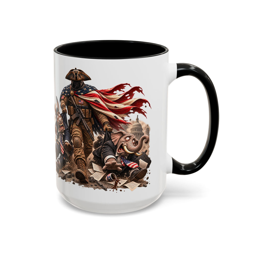 Lieutenant Patriot Political Satire 15oz Coffee Mug