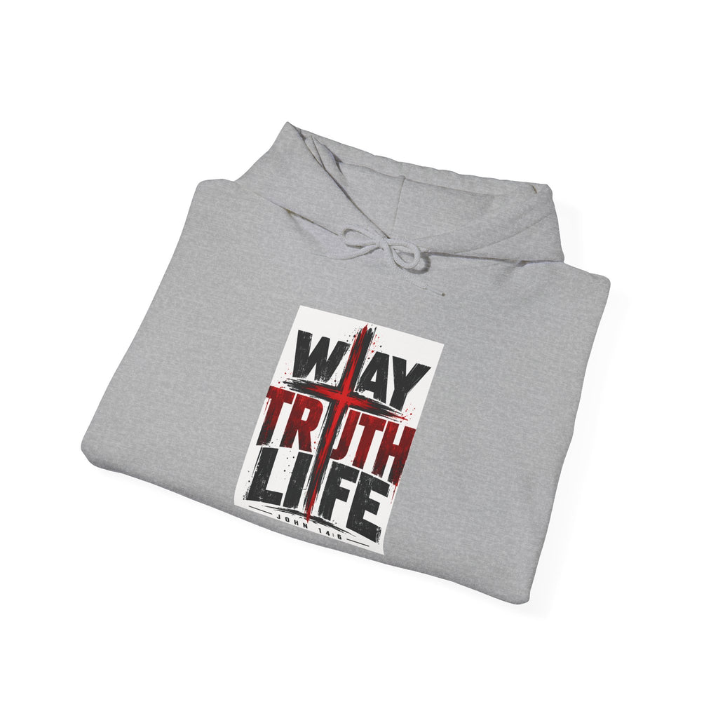 Christian Hoodie - "Way Truth Life" & "Army of God" Graphic Pullover