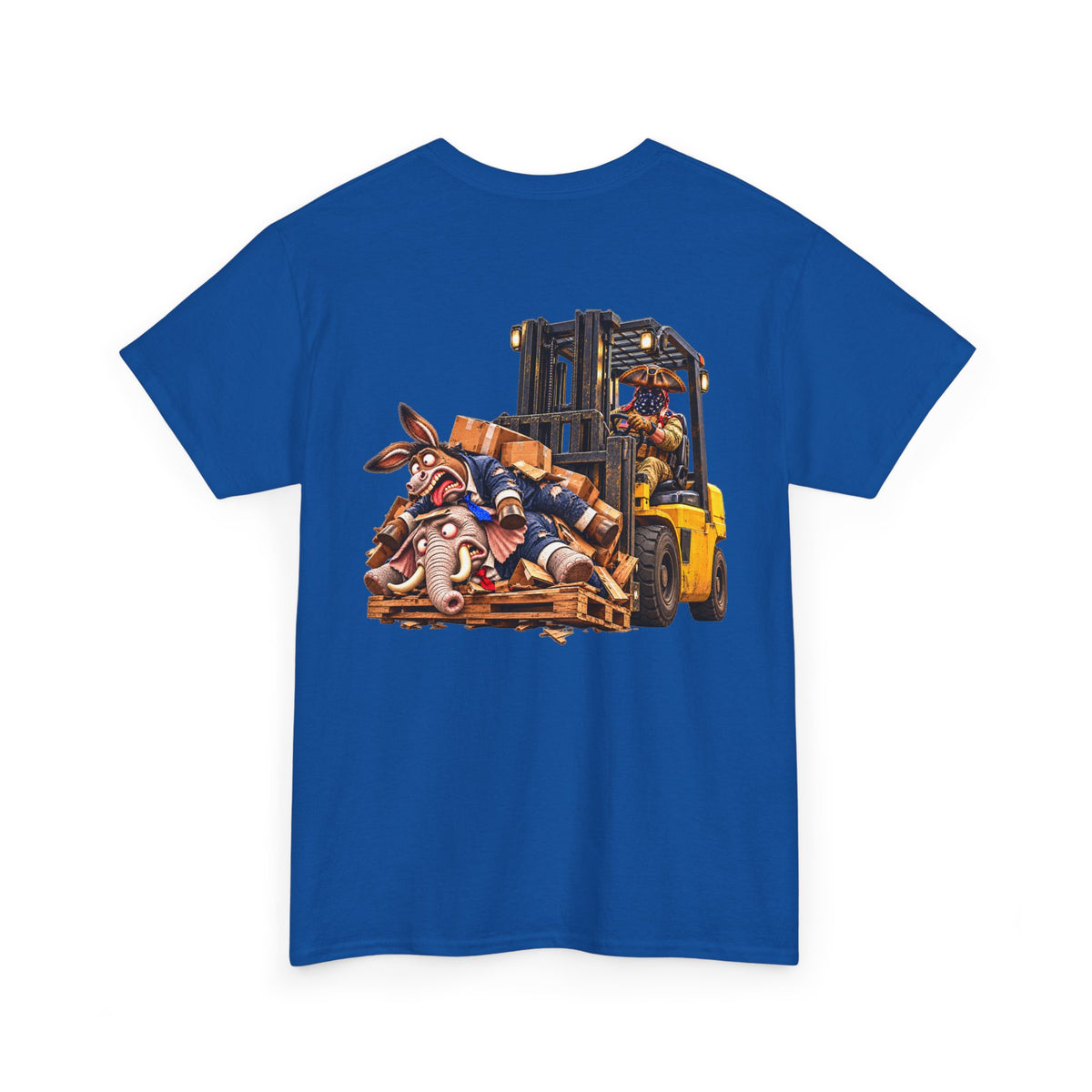 We the People Are Done — Forklift Political Satire T-Shirt