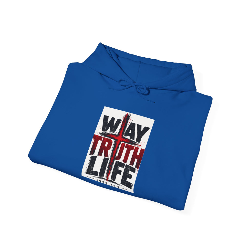 Christian Hoodie - "Way Truth Life" & "Army of God" Graphic Pullover