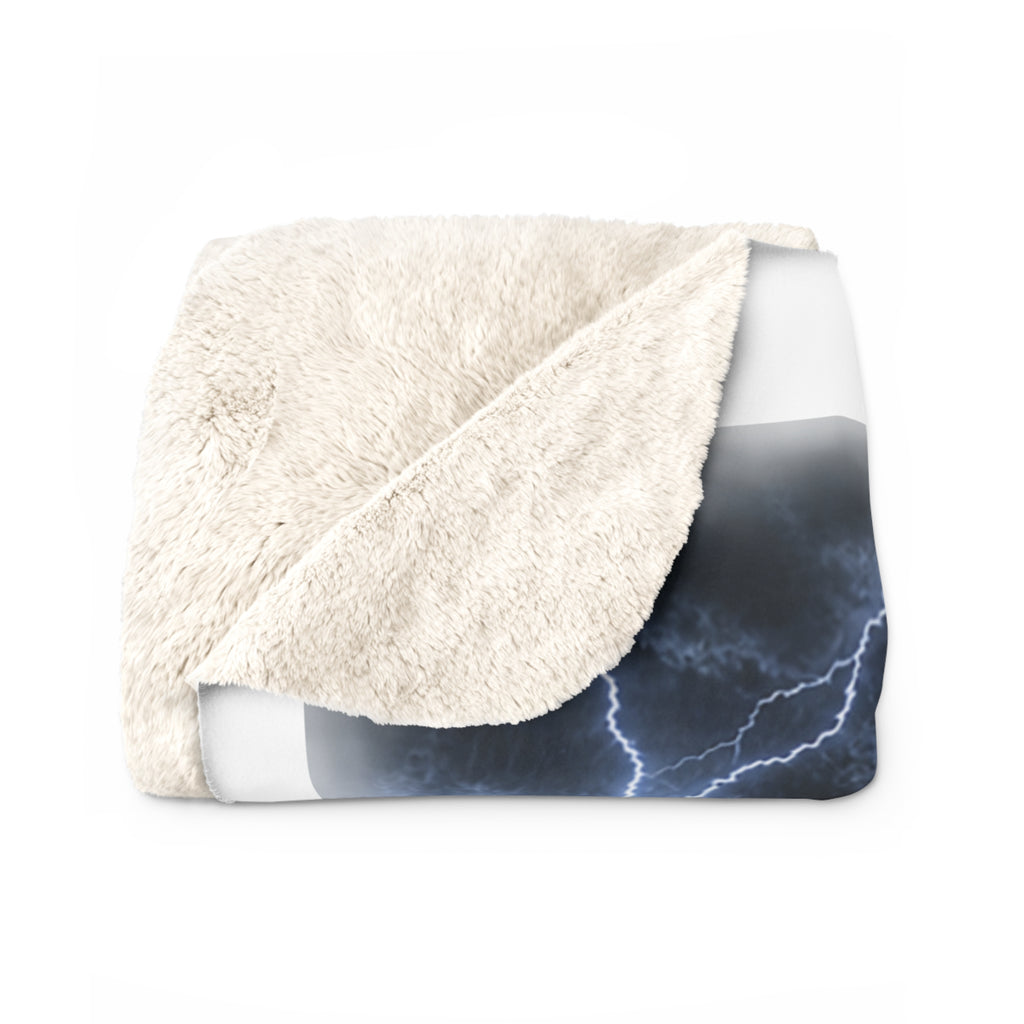 Psalm 46:1 God Is Our Refuge Sherpa Fleece Blanket