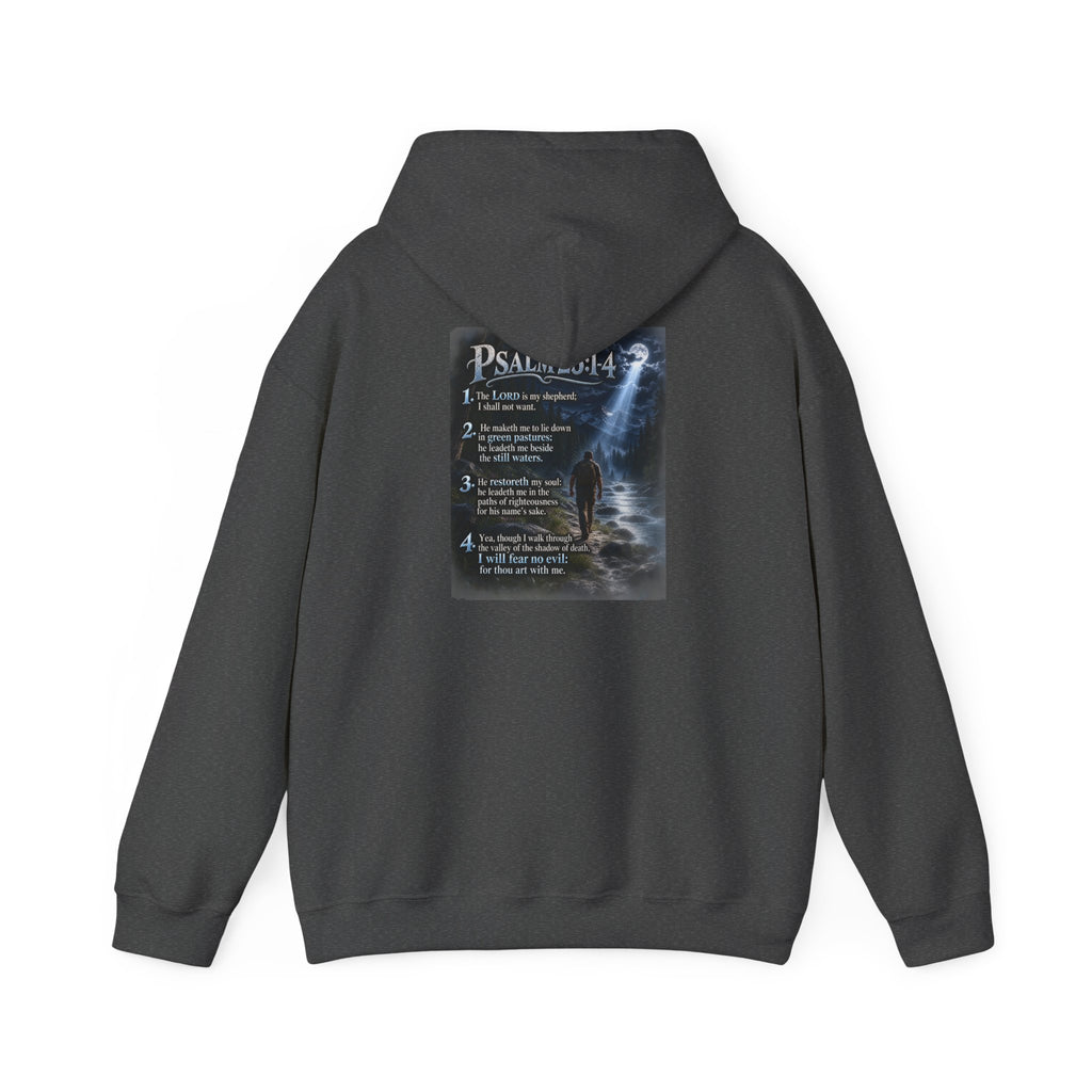 Psalm 23:1–4 Moonlit Scripture Hoodie
