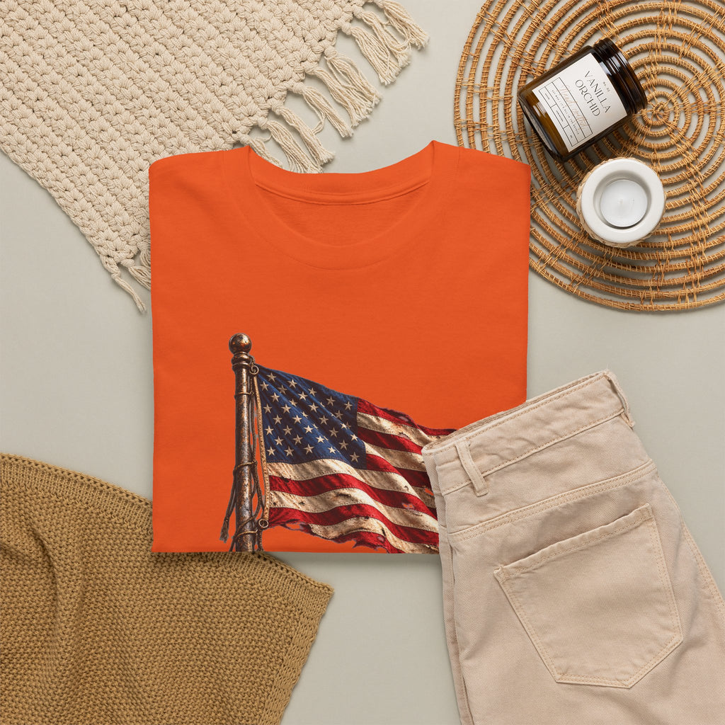 Still Standing American Flag T-Shirt