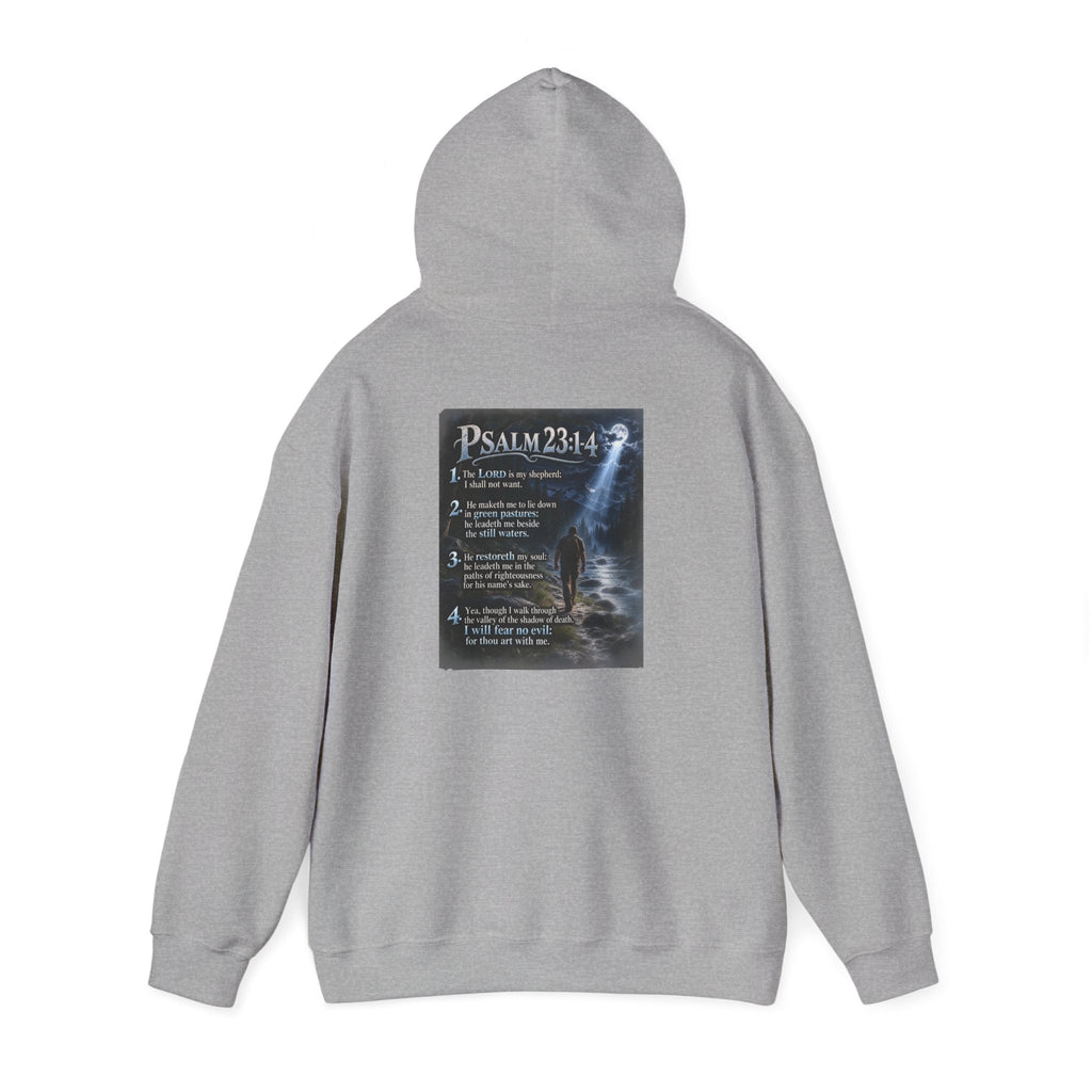 Psalm 23:1–4 Moonlit Scripture Hoodie