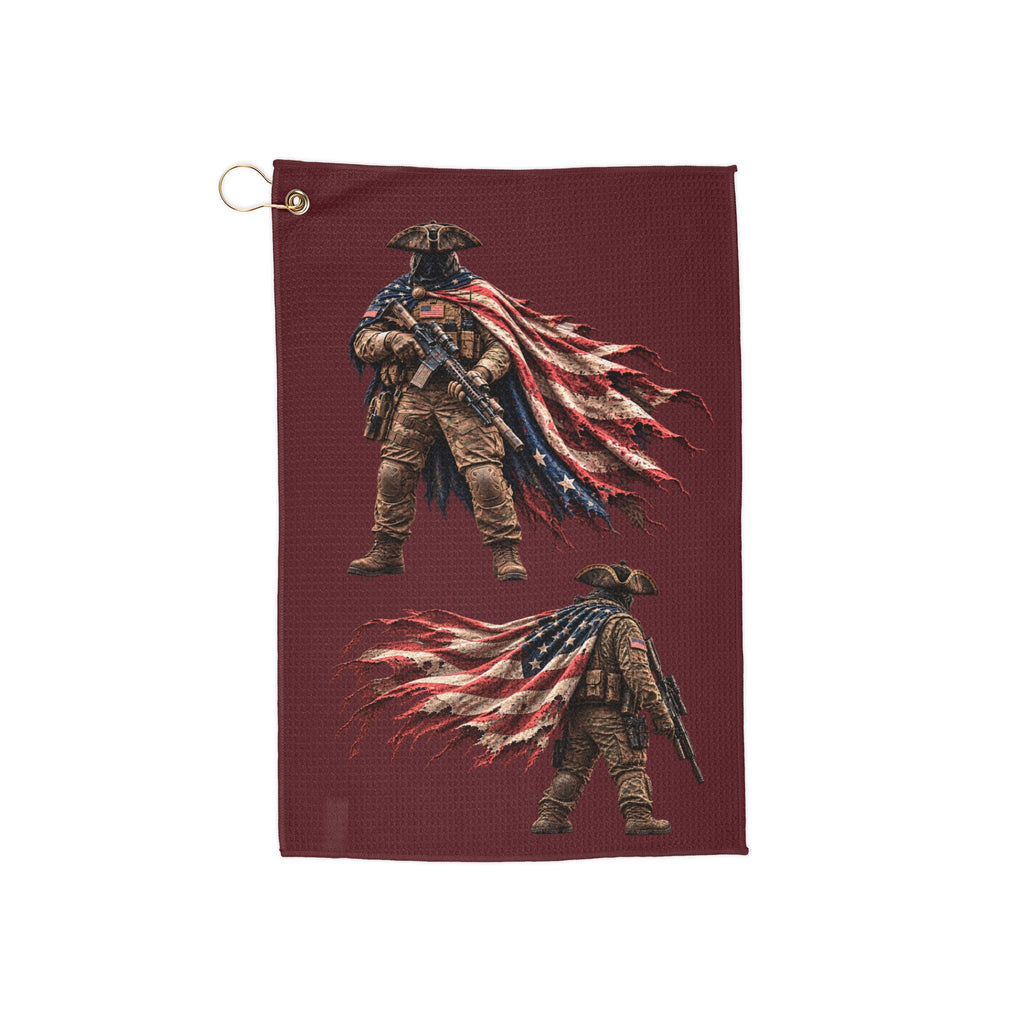 Patriotic Soldier Golf Towel
