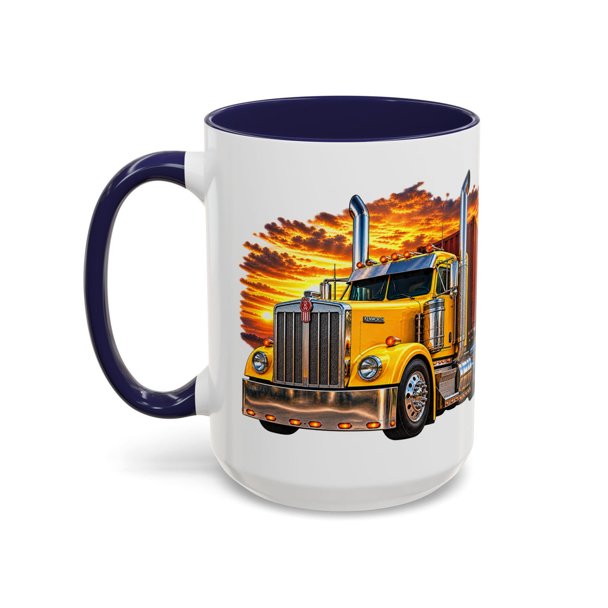 Keep On Truckin’ Semi-Truck 15oz Coffee Mug