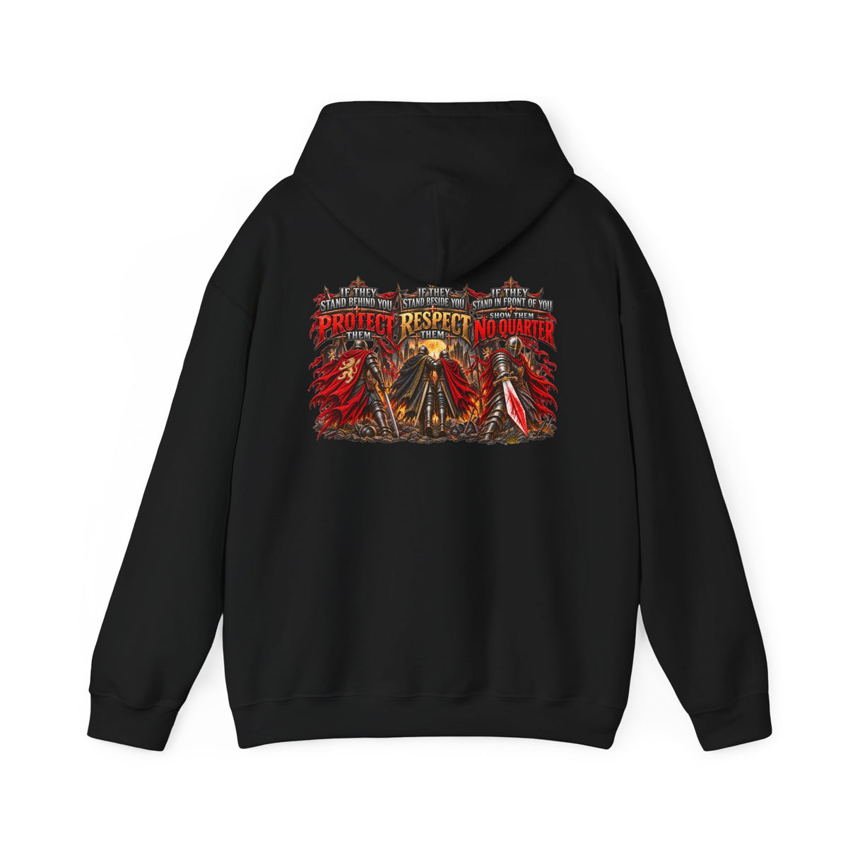 All Faith, No Fear Christian Warrior Hoodie