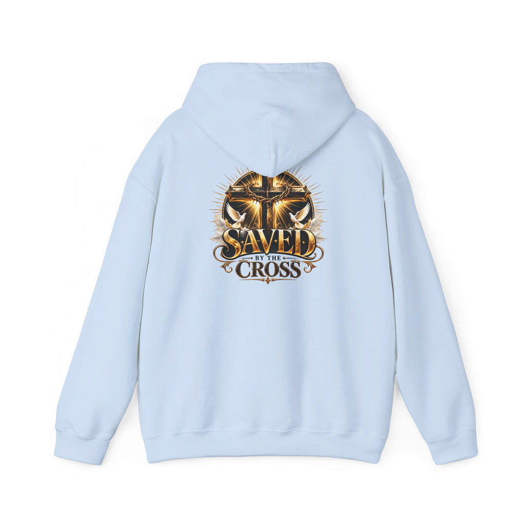 Faith Over Fear Christian Hoodie – Faithful Savior Cross Design