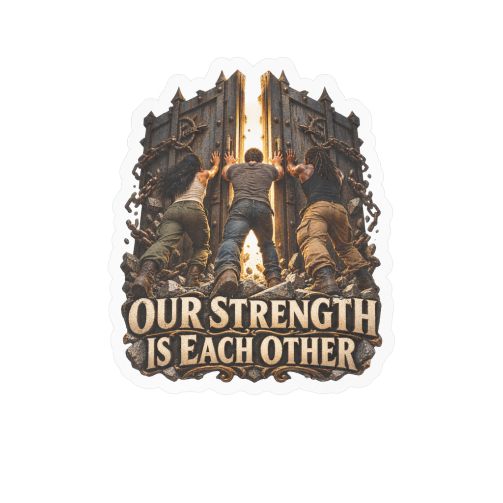 Our Strength Is Each Other Fantasy Warriors Kiss-Cut Vinyl Decal