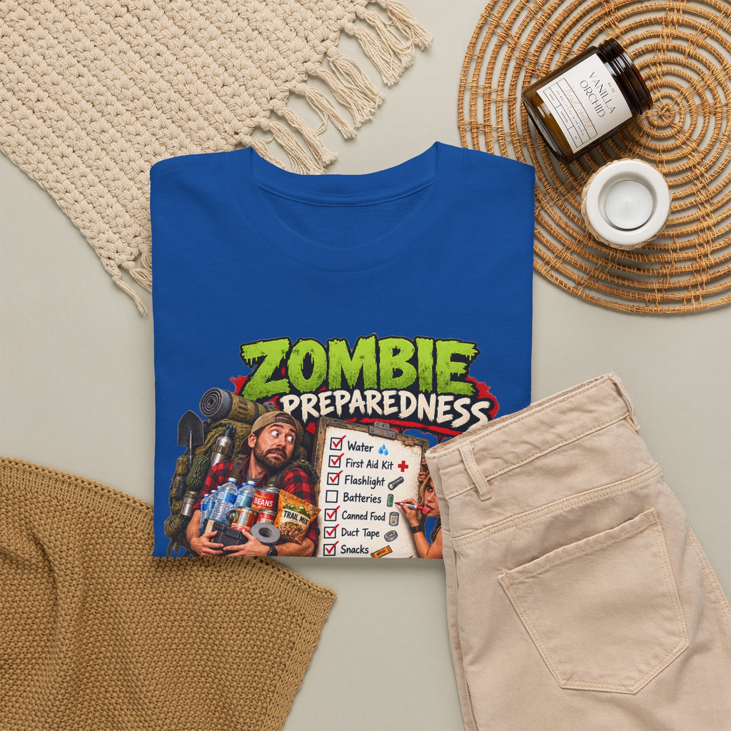 Zombie Preparedness Tee – Survival Humor Shirt